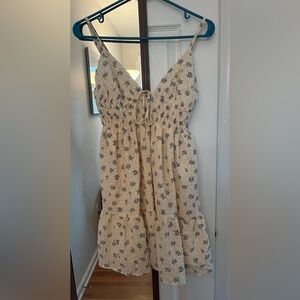 Aeropostale Cream Floral Mini Dress NWT